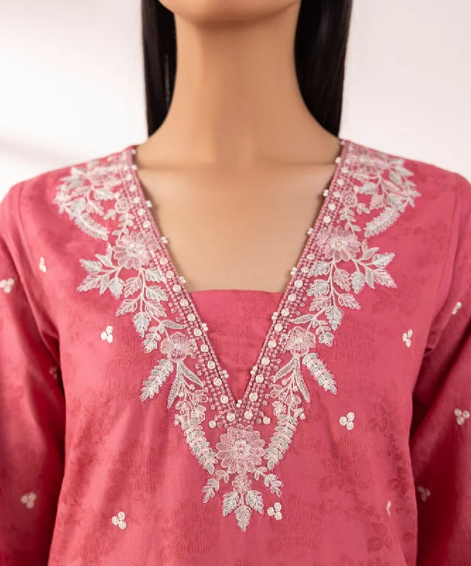 Embroidered Jacquard Shirt