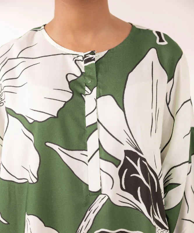 Printed Arabic Lawn Shirt