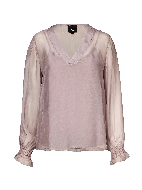 VANINA blouse - Dusty purple