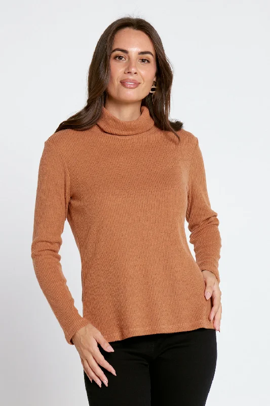 Barbi Knit Skivvy - Mandarin