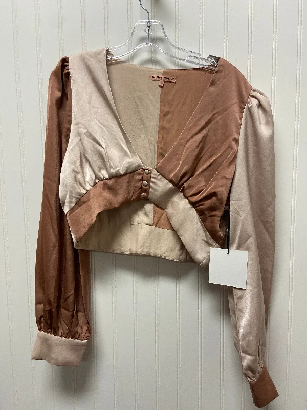 Mauve Blouse Long Sleeve Cmc, Size L