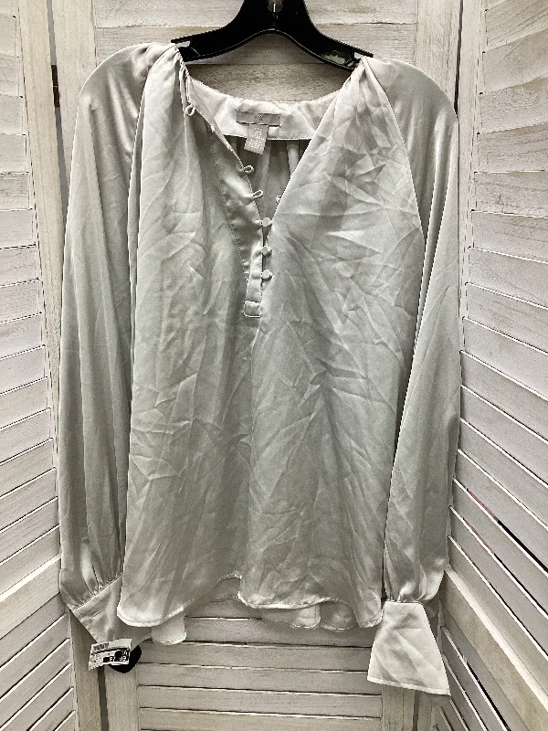 Off White Top Long Sleeve H&m, Size M