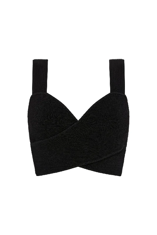 Sybil Twist Knit Bustier