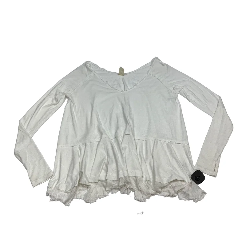 Top Long Sleeve Basic By We The Free In White, Size: S