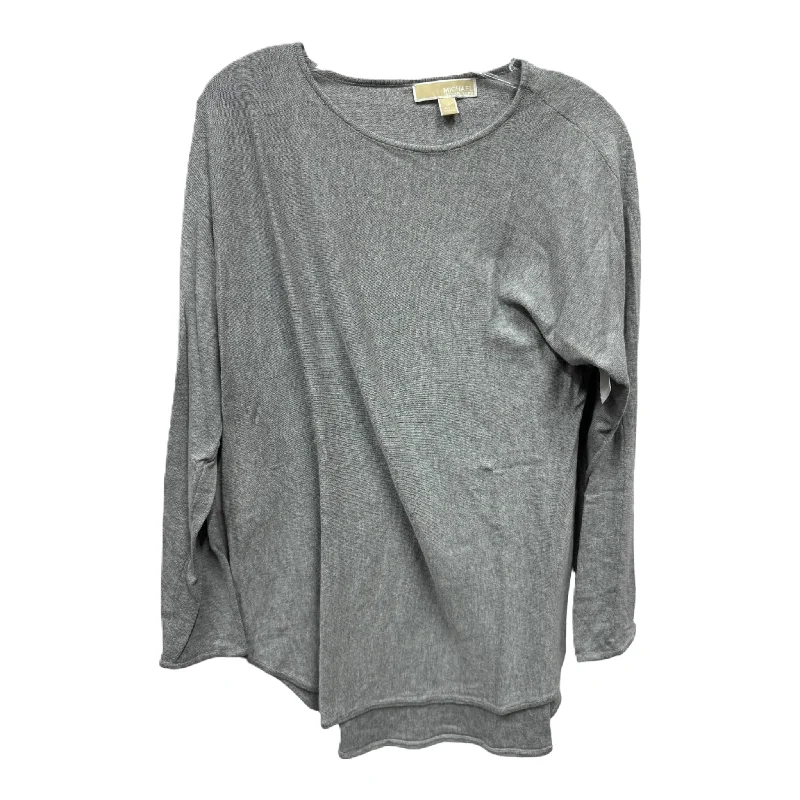 Top Long Sleeve By Michael By Michael Kors In Grey, Size: M