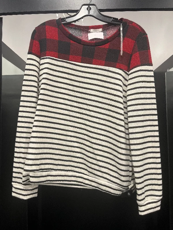 Top Long Sleeve By Mon Ami In Striped, Size: L