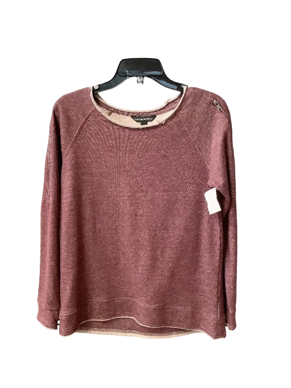 Top Long Sleeve By Rock And Republic In Purple, Size: S