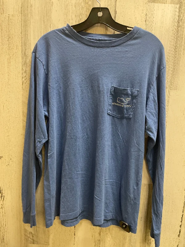 Top Long Sleeve By Vineyard Vines In Blue, Size: M