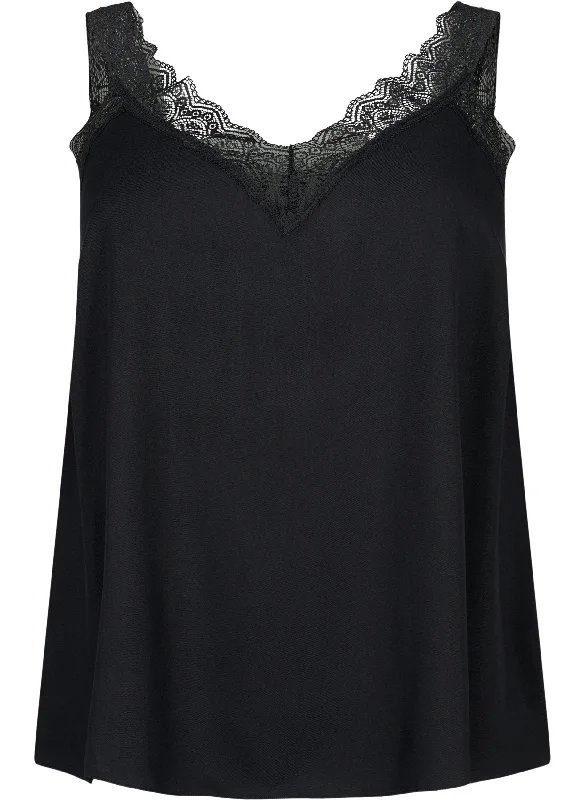 Zizzi Ali Vest in Black