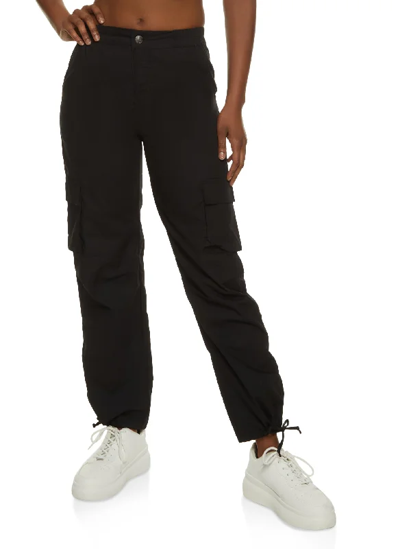 Poplin Cargo Pants