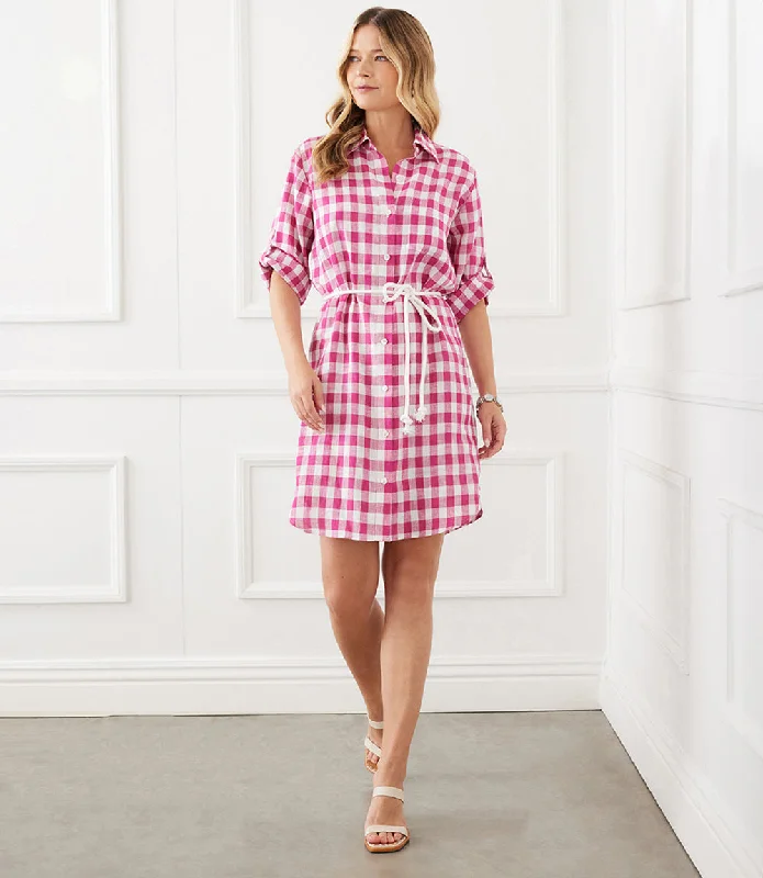 Check Shirtdress