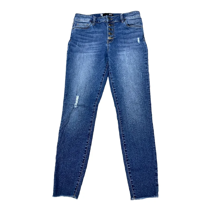 Jeans Skinny By Kut In Blue Denim, Size: 8