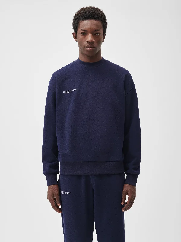 365 Midweight Sweatshirt—navy blue