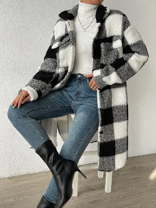 Black And White Plaid / L