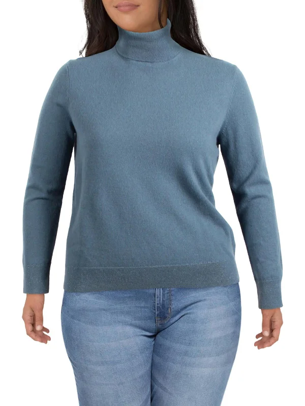 Womens Cashmere Turtleneck Pullover Sweater