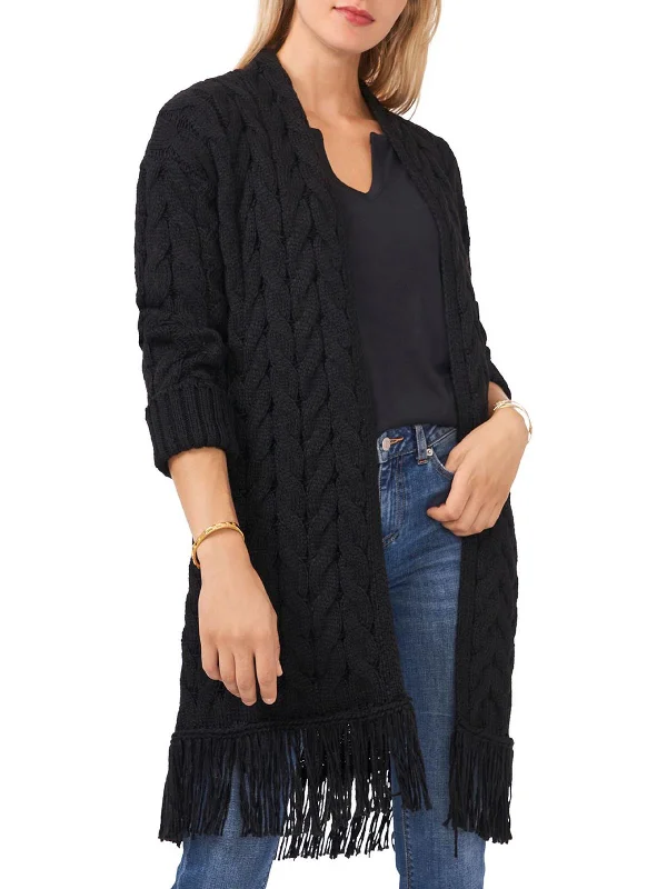 Womens Long Open front Cardigan Sweater