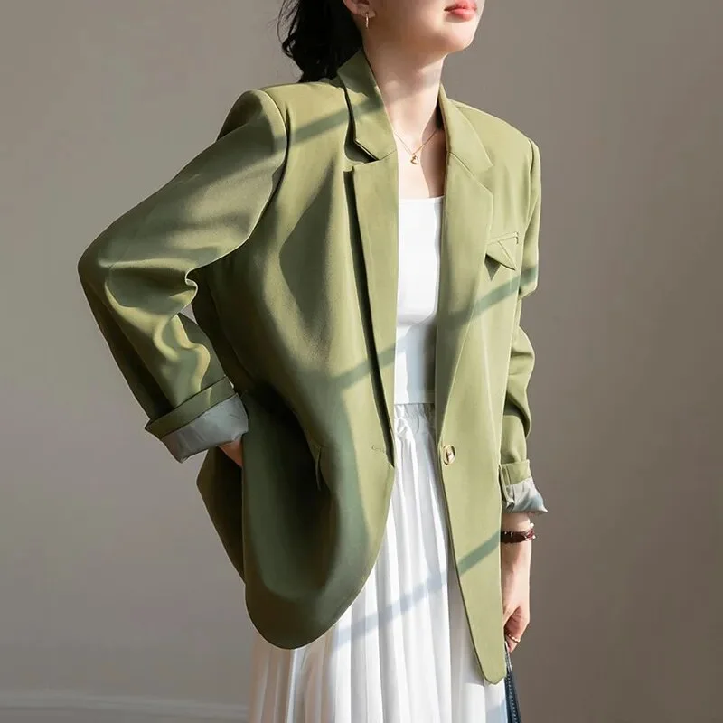 New Elegant Korean Long Sleeve Blazer