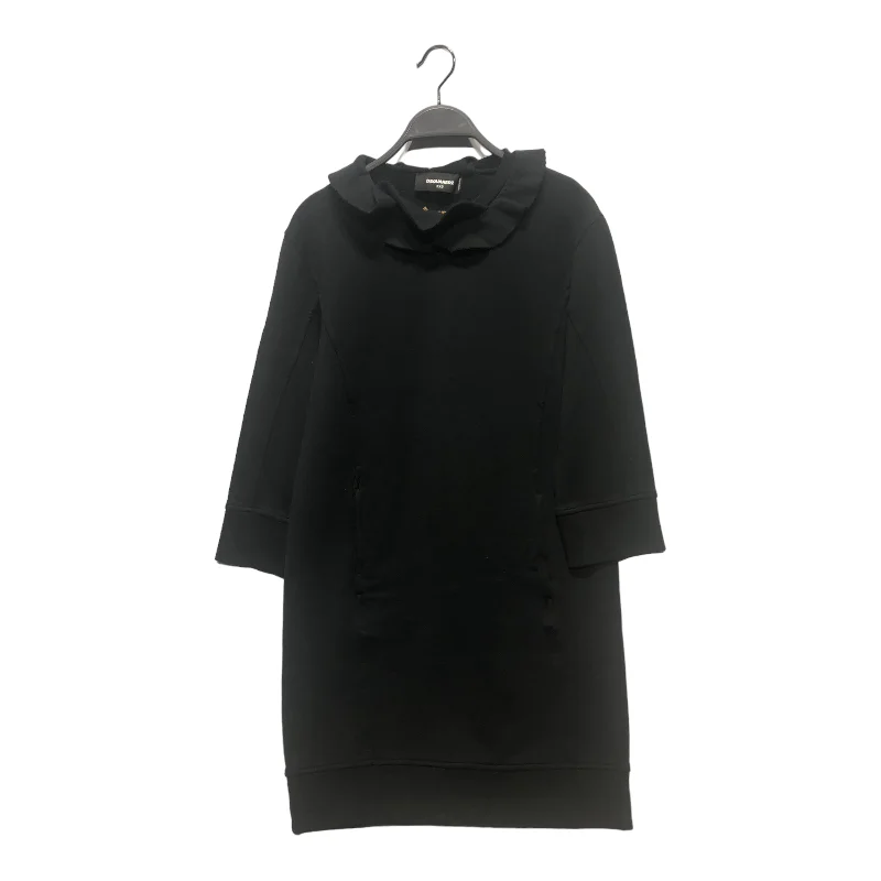 DSQUARED2/LS Dress/XXS/Cotton/BLK/