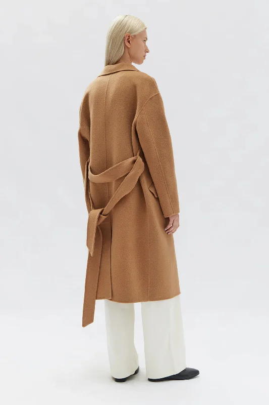 Assembly Label - Sadie Single Breasted Coat, Camel