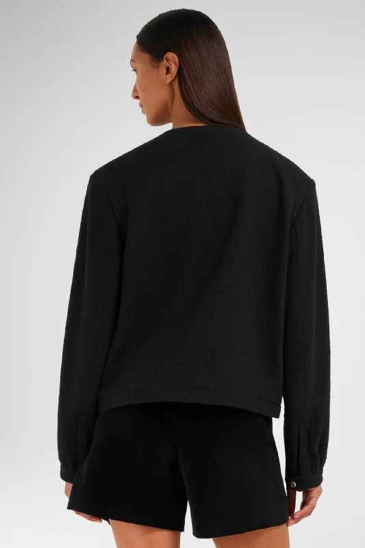 Blazé Milano Missy Gliss Bolero Jacket - Black