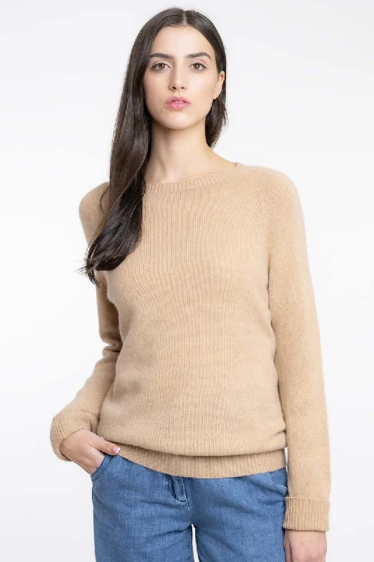 Cashmere Raglan Sweater Dune