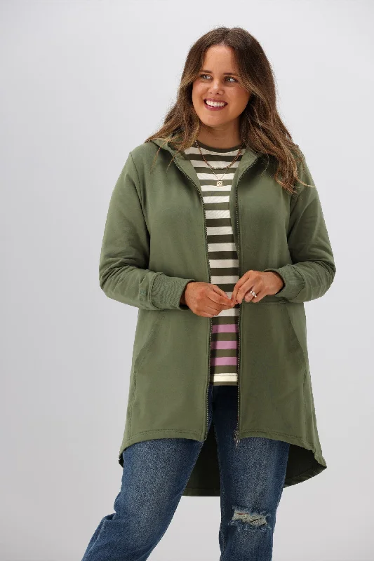 Elm Mara Zip Hoody Four Leaf Clover