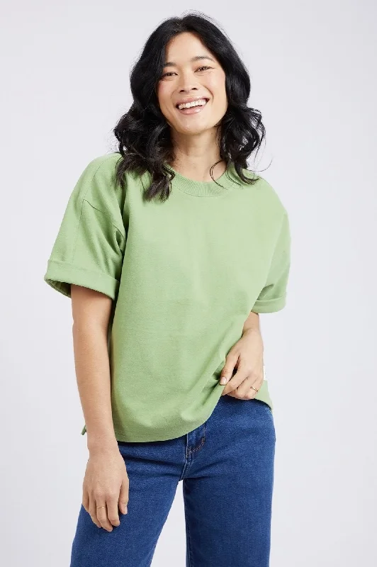 On The Short Sleeve Sweater - Jungle Green $50