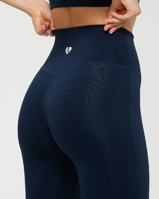 Essential Flared Leggings | Sapphire Blue