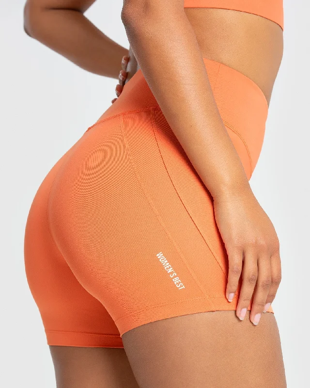 Hold High Waisted Shorts | Burnt Orange