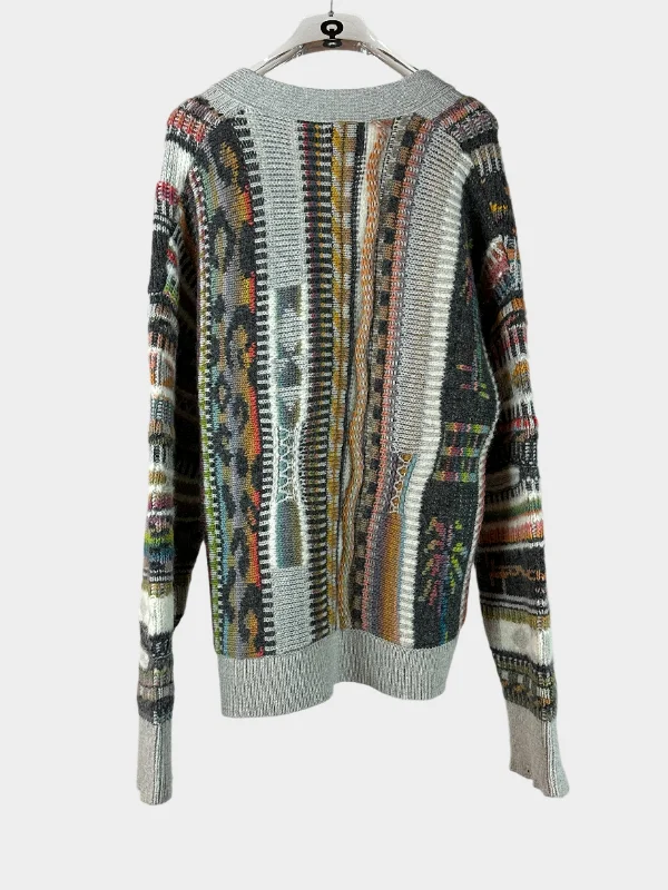 Jacquard Cardigan