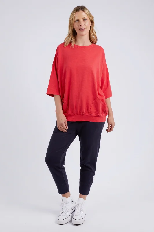 Mazie Sweatshirt - Bittersweet Red