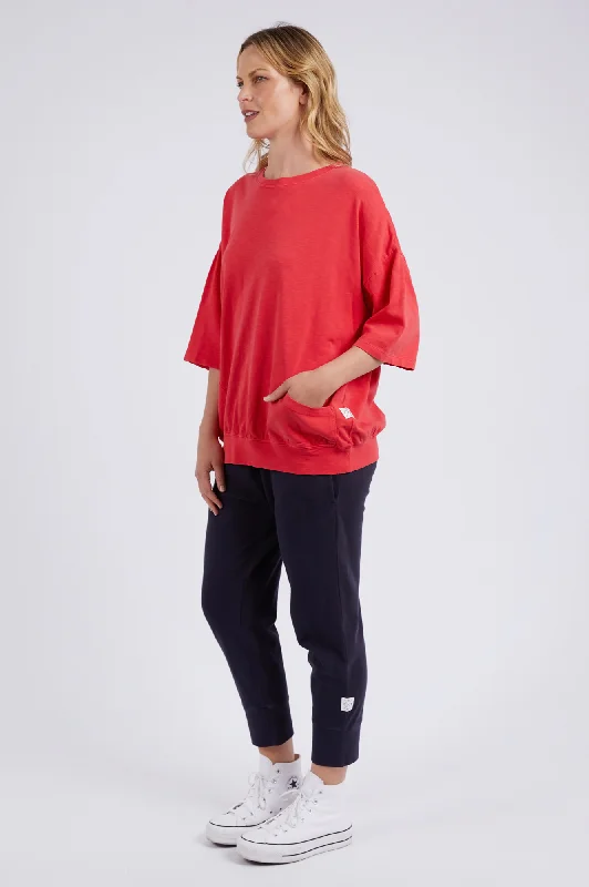 Mazie Sweatshirt - Bittersweet Red