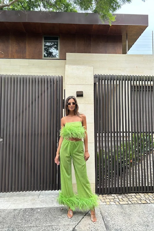 Lumiere Plumage Long Pants Lime