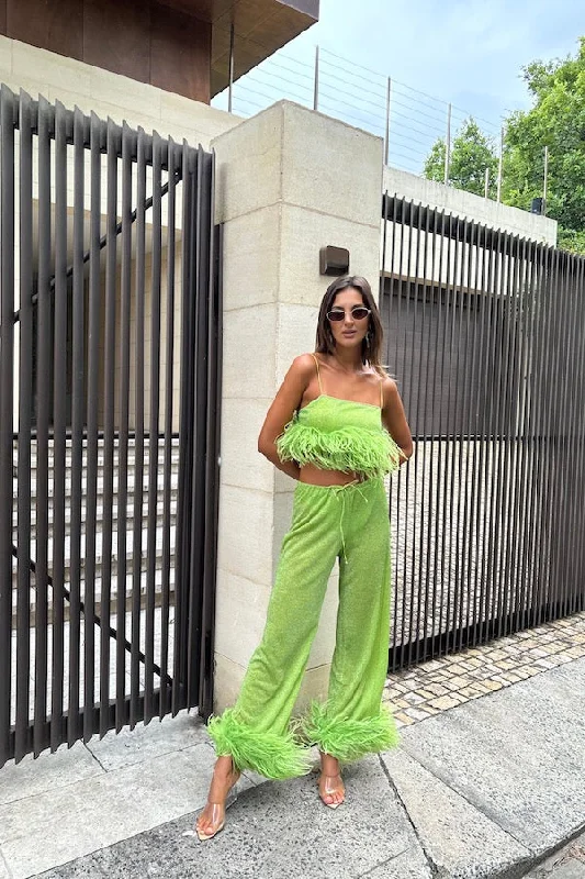 Lumiere Plumage Long Pants Lime