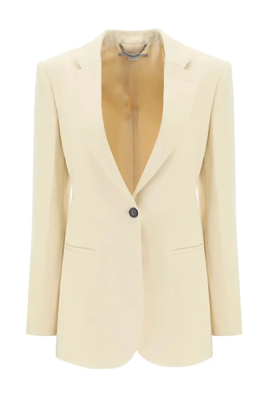 Stella McCartney Slim Fit Tailored Blazer - Butter