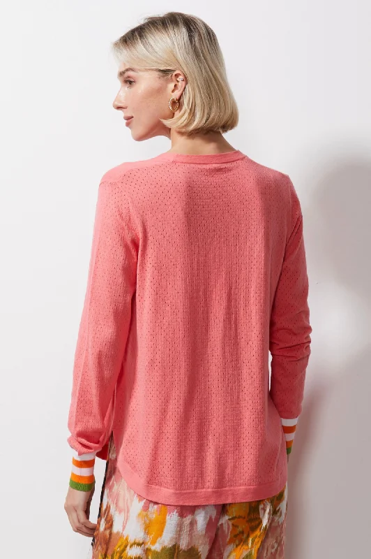 Stitches Summer Jumper - Flamingo