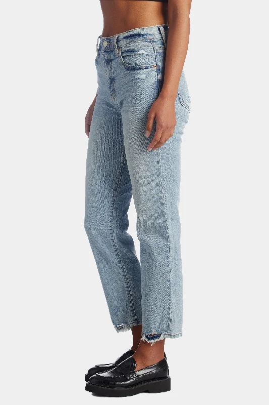 Straight Up High Rise Straight Leg Jeans