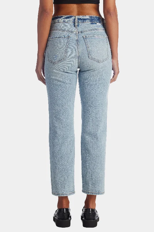 Straight Up High Rise Straight Leg Jeans