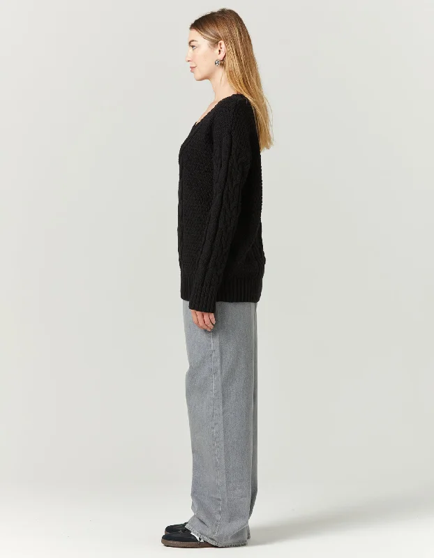 Georgia Knit - Black