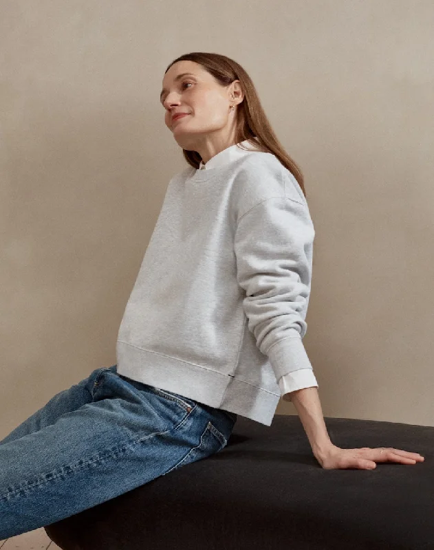 The Easy-fit SWEATSHIRT - Ice Grey