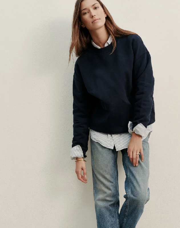 The Relaxed-fit SWEATSHIRT - True Navy