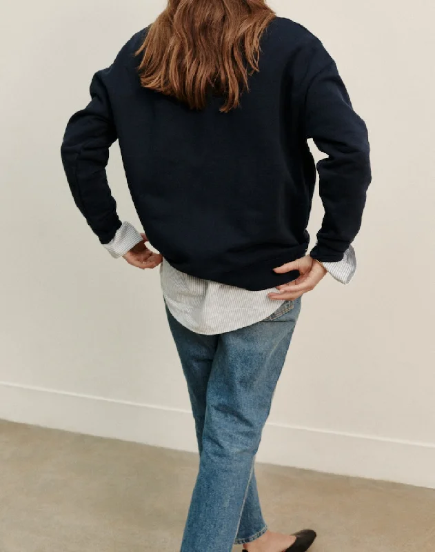 The Relaxed-fit SWEATSHIRT - True Navy