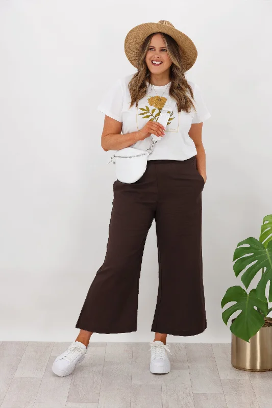 Valeria Label Homer Pant Chocolate